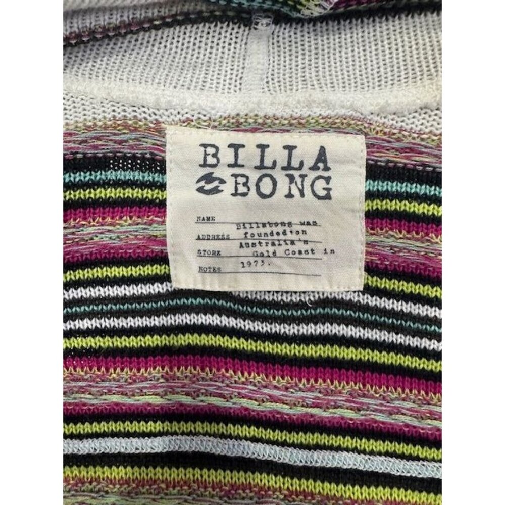 Billabong Boho Ladies Long Sleeve Striped Knit Sweater Size Small - Picture 5 of 5